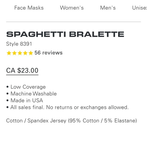 Los Angeles apparel beige bralette - Picture 4 of 4